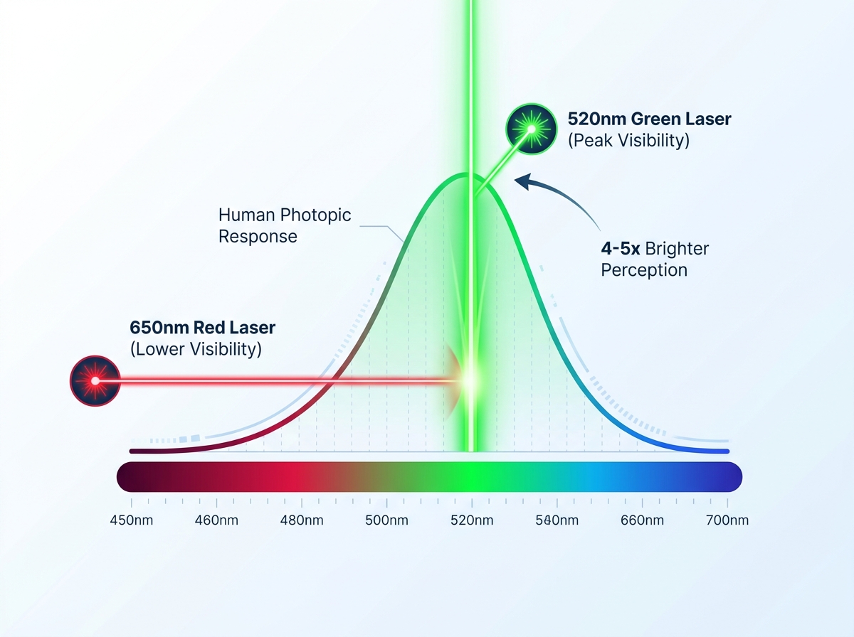 Standard vs 520nm Green Laser Module